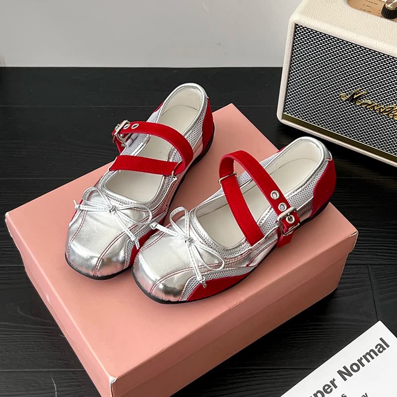Women's Mary Jane Shoes with Bow, Casual Sneakers, Summer Sandals 2026, Fashion Moccasins on the Net, Running Sport Shoes, Zapatos Mujer