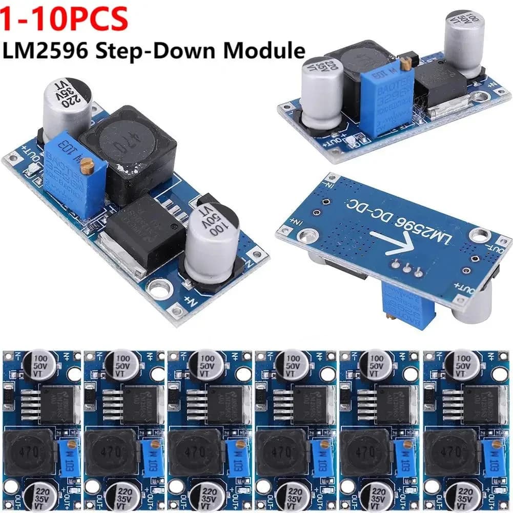 1-20 pz LM2596 convertitore Buck da cc a cc regolatore di tensione 3A modulo di alimentazione Step-down regolabile 24V 12V 5V 3V per arduino