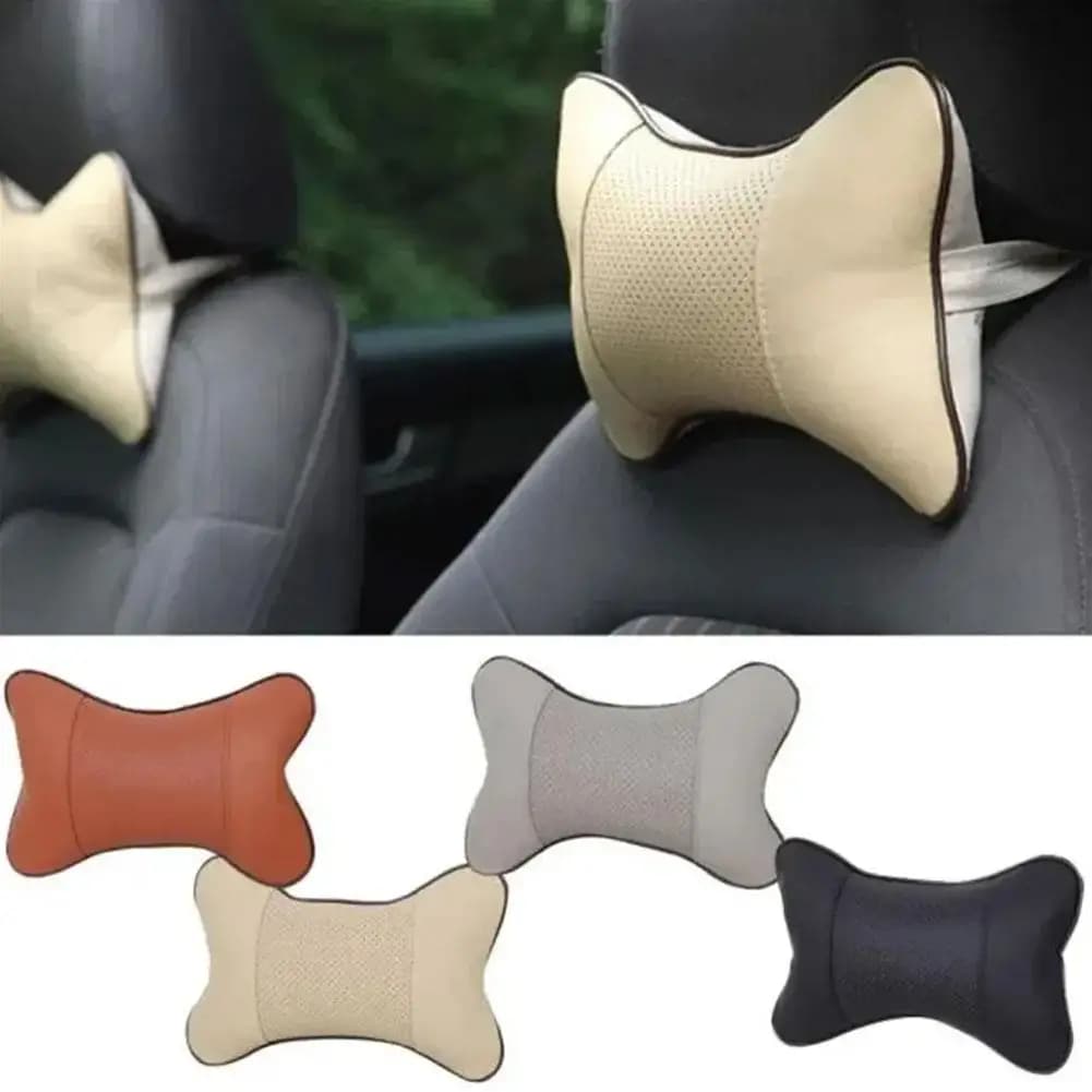 Breathable Mesh Car Seat Headrest Head Neck Rest Relax Auto Safety Pillows Headrest Universal Decor Cushion Seat Accessories