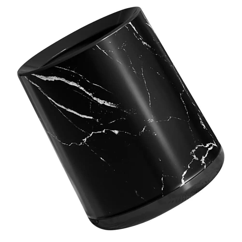 Elegante Mini Cestino in Marmo, Contenitore Compatto per Rifiuti per Bagno, Cucina, Ufficio, Camera da Letto, Scrivania, Piccolo Bidone per Stanza