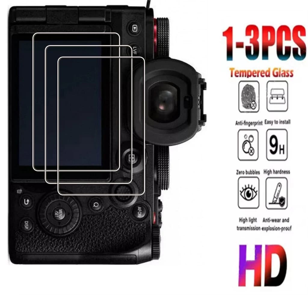 1-3PCS 9H HD Vetro temperato per Panasonic Lumix S5 DC-S5 Mark II/IIX S5II S5M2 S5IIX Pellicola protettiva per schermo LCD della fotocamera