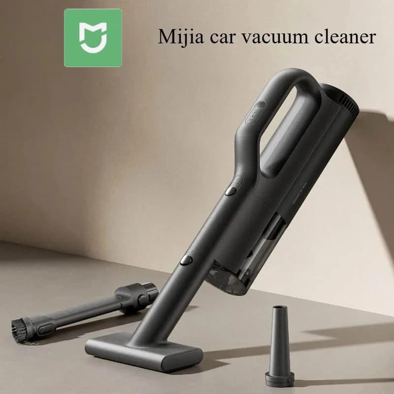 L'aspirapolvere per auto Mijia ha una potenza di aspirazione di 21kPa, con 5 strati di filtrazione e un contenitore per la polvere da 150ML per la rimozione profonda della polvere.