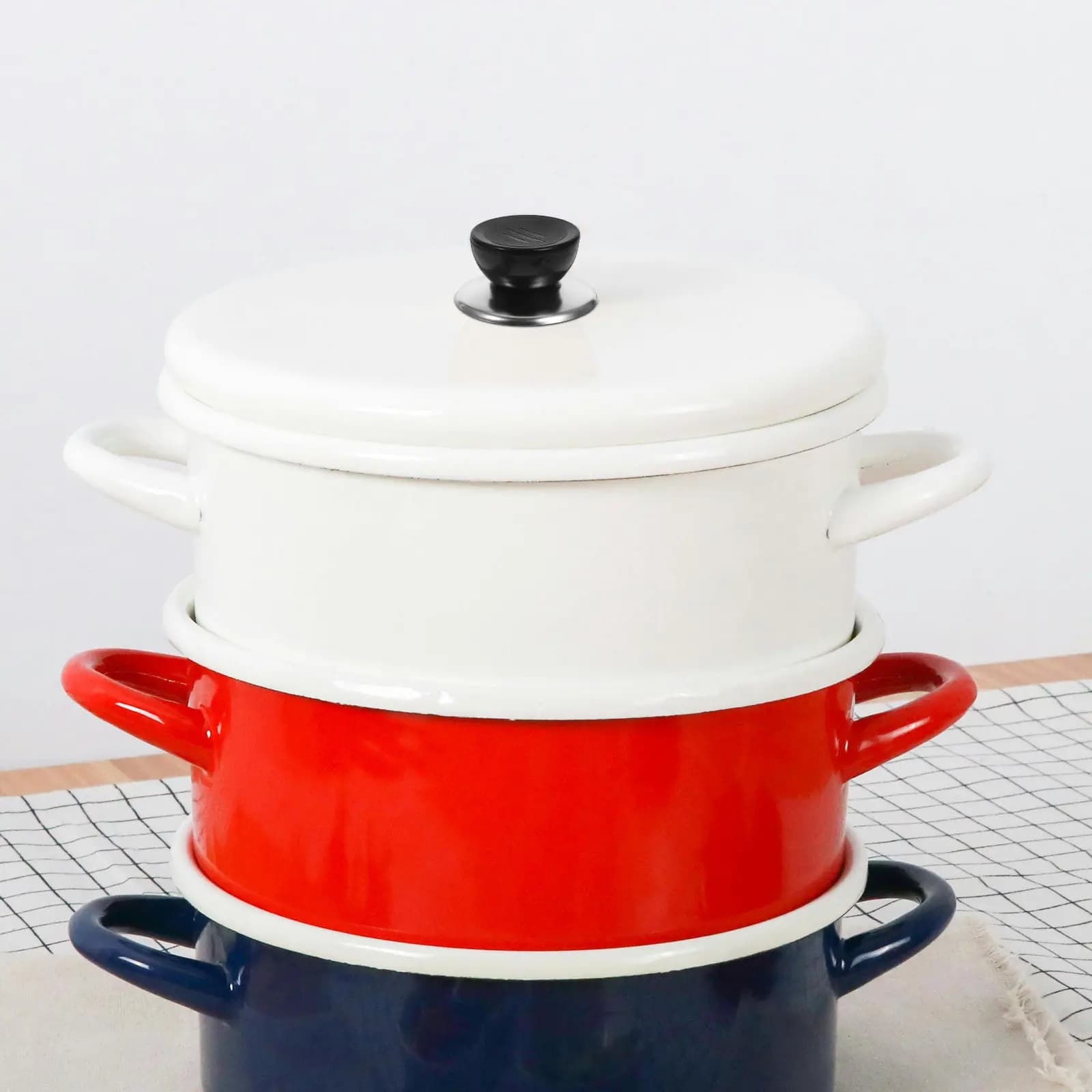 4 Set di Maniglie di Ricambio Universali per Coperchi di Pentole e Padelle, Resistenti al Calore, Antiscivolo, in Acciaio Inox e PP