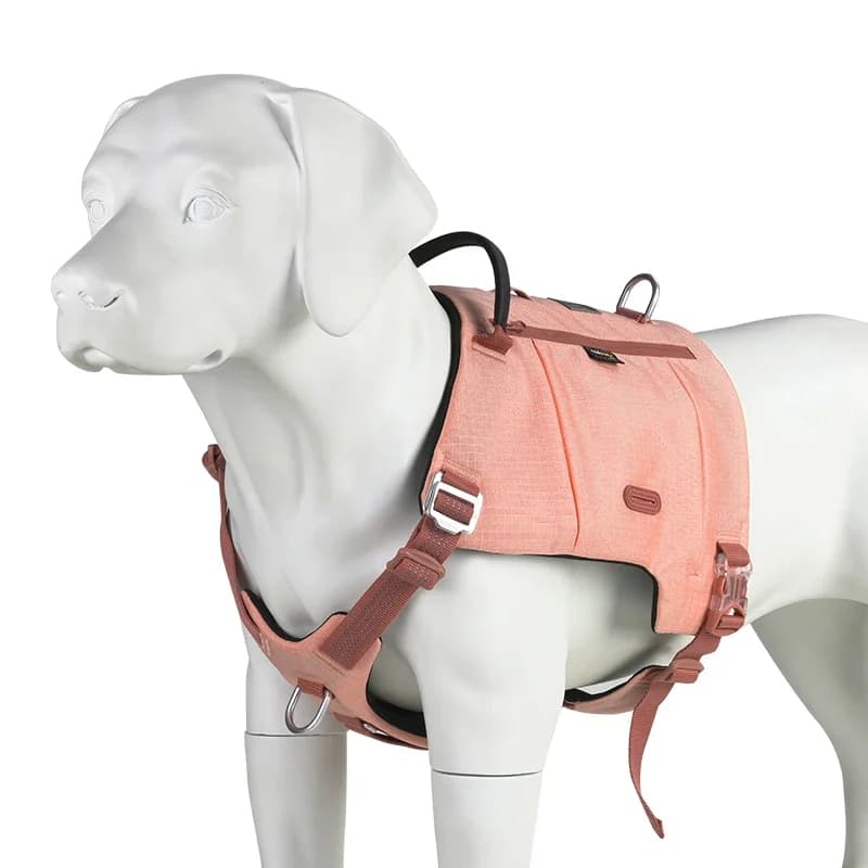 Truelove TLB2251Adjustable Pet Harness, Nylon with Bright Reflective Details, Easy Wear, Built-in Grip and Hidden Storage Pocket