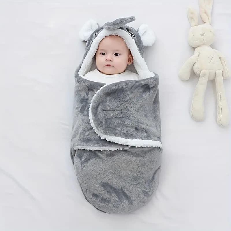 Nice wrapping flannel blanket soft thickened, soft sleeping bag, great Christmas gift, New Year's gift, Valentine's Day gift