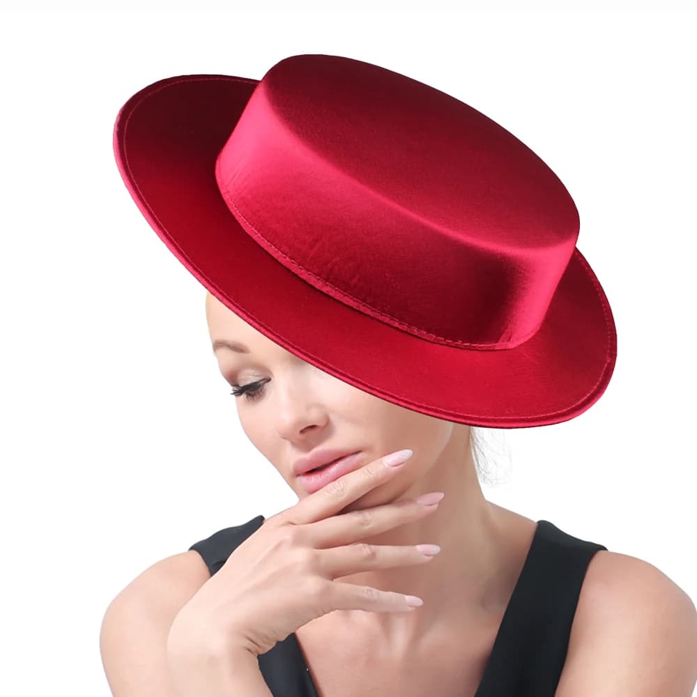30cm Romantic Millinery Fascinator Hat Base DIY Pillbox Hats for Makeup Party Tea Costume Cosplay French Fascinator Base
