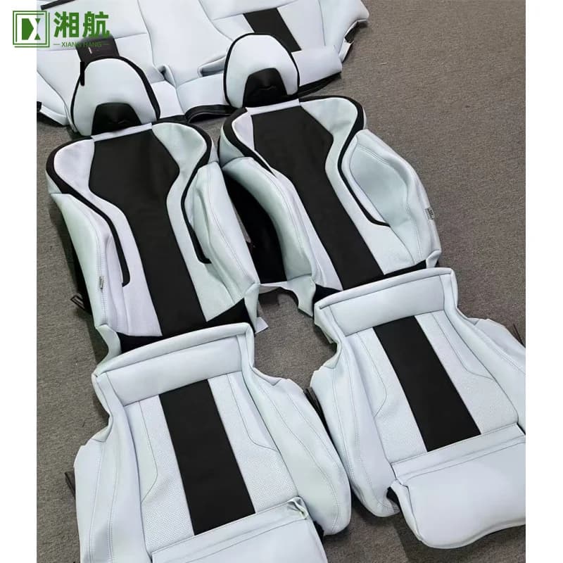 Suitable for BMW 7 Series Waterproof PU Leather Car Seat Cover with Full Protective Set Customized Nappa