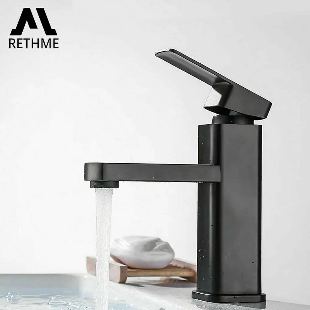 Black/Crome Bath Faucets Hot and Cold Mixers Vanity Bathroom Kitchen Faucets for washbasin mounted on floor