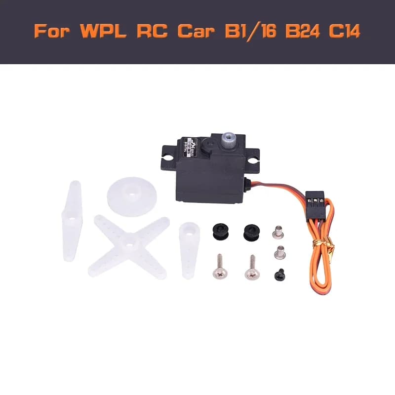 Servo Digitale JX PDI-1181MG 18g 3.5KG con Ingranaggi in Metallo per Auto RC WPL B1/16 B24 C14 C24, Elicotteri e Aeroplani
