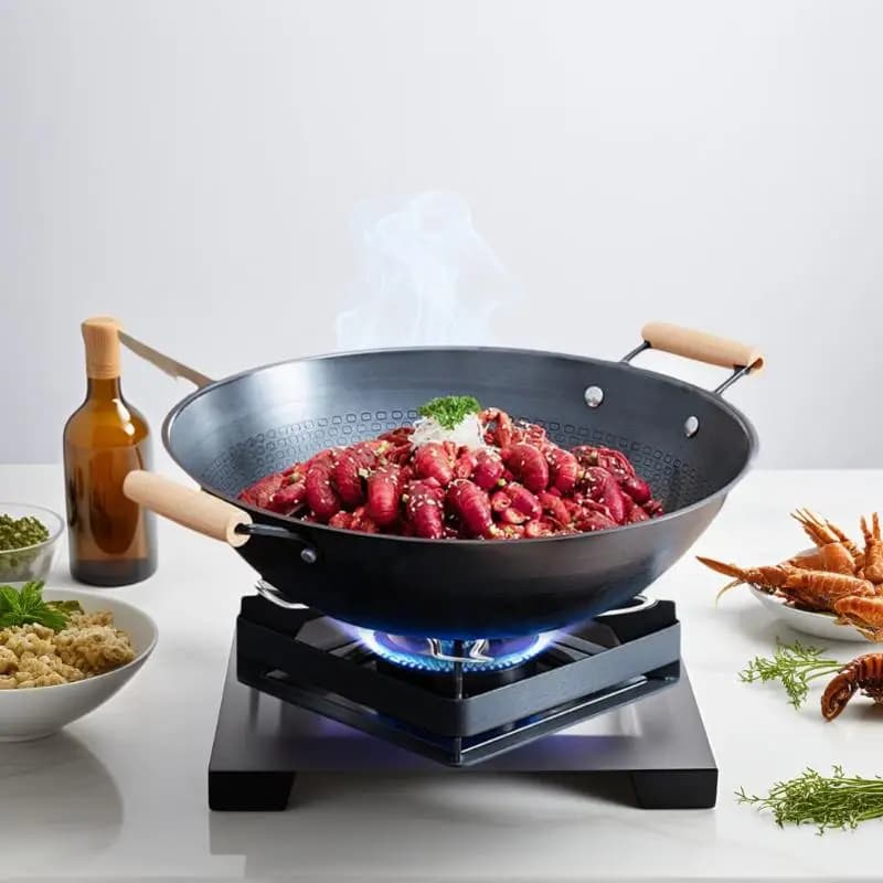Supporto per Fornello a Gas in Acciaio Inox, Anello Diffusore di Calore per Campeggio, Supporto per Pentole Piccole, Accessorio da Cucina