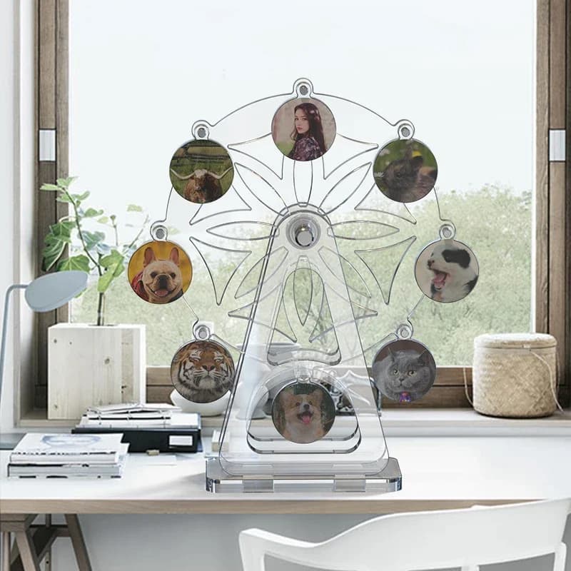 Stampo in Silicone a Forma di Ruota Panoramica per Resina Epossidica Fai-da-Te, Decorazione Casa e Ufficio, Set di Stampi in Silicone Trasparente UV