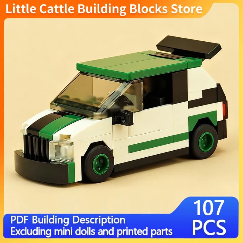 Speed Racing Car Model MOC Building Bricks Fabia Small Sedan Modular Technology Children Holiday Gifts Assemble Toys Suit