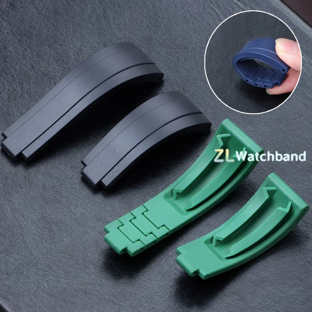 20mm Silicone Watchband for Rolex for Daytona Submariner DEEPSEA GMT Oyster Watch Strap Repalace Bracelet Accessories for Men