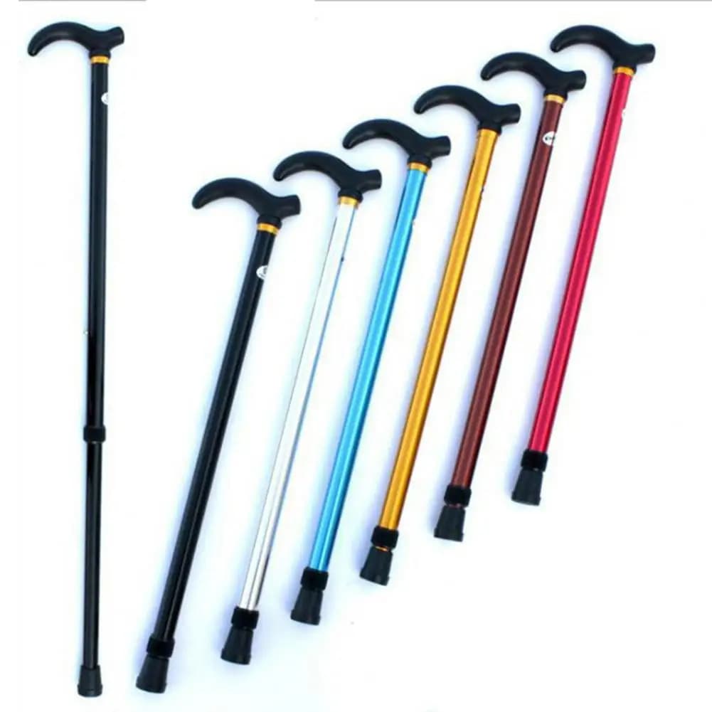 Walking stick Anti-slip 2-sections long trek stick Aluminum alloy trek stick Robusto trekking stick