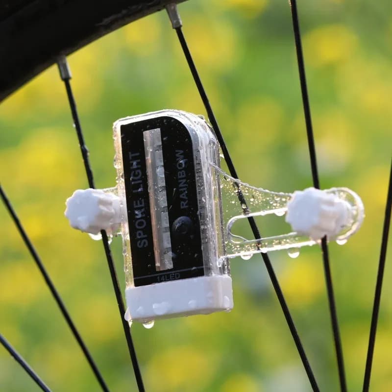 30 modelli luce ruota bici LED luce di avvertimento di sicurezza al Neon luce ciclismo bicicletta USB ricaricabile Mountain Road Bike Spoke Light