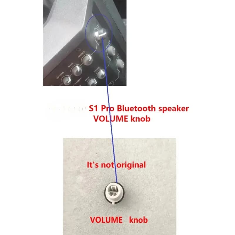 Manopola di Ricambio per Altoparlante Bose S1 Pro Bluetooth - Ricambi per Manopola VOLUME