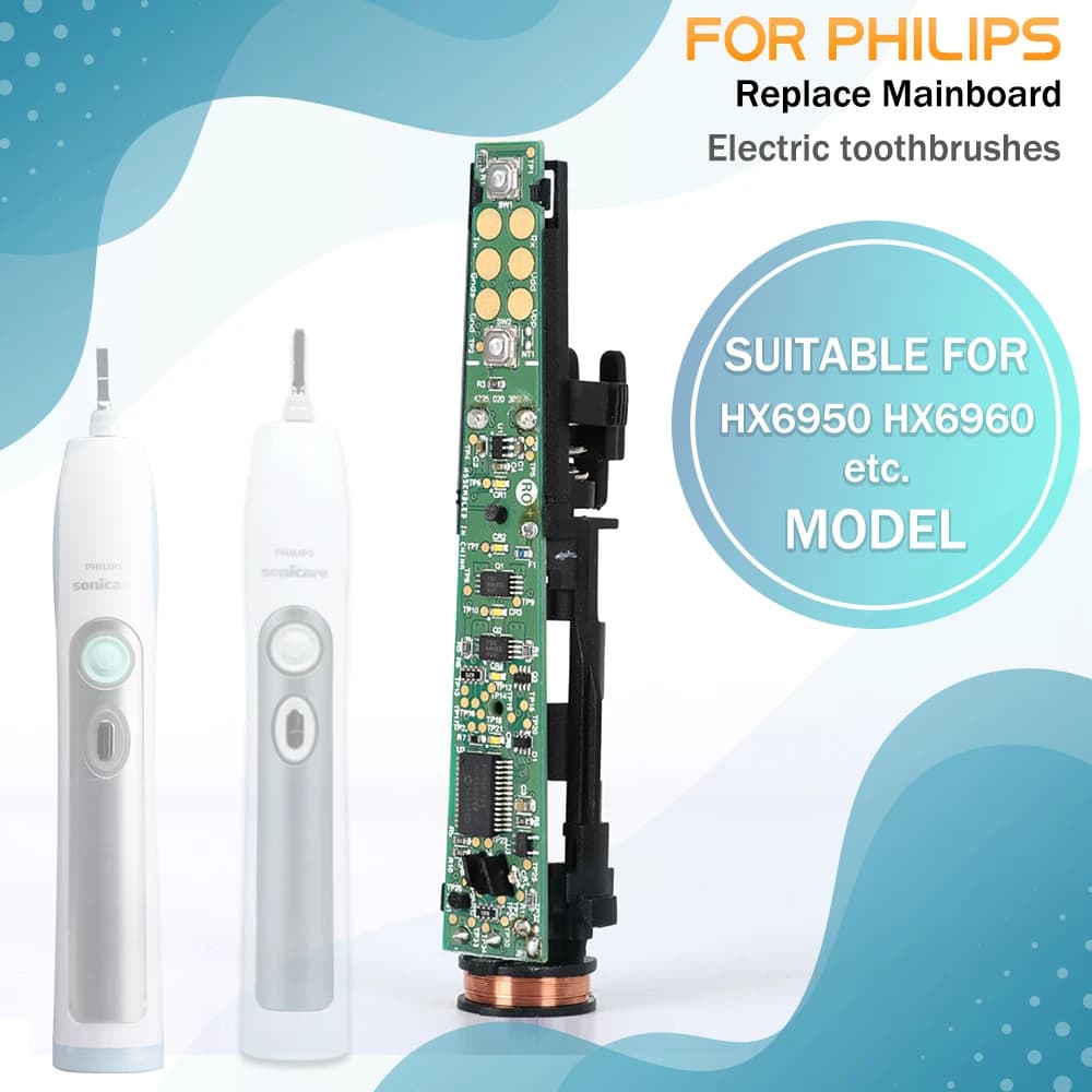 Electrical Brush Motherboard Repair Part for Philips Sonicare HX6950 HX6960 Control Board Replacement