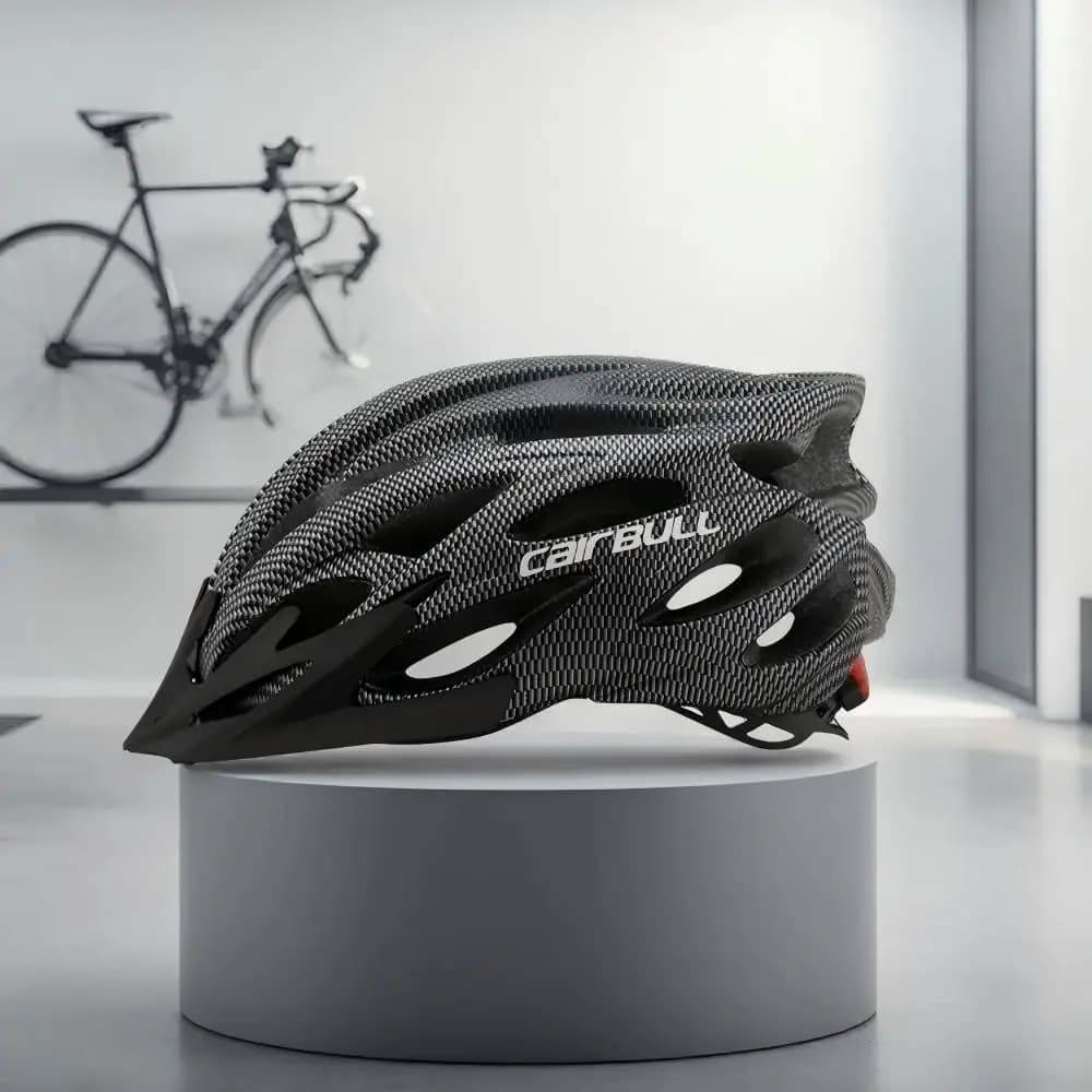 Casco da Ciclismo Cairbull CB-26 Certificato CE/CPSC, Ultraleggero 395g, 20+ Prese d'Aria, con Visiera, per MTB e Bici da Strada, per Uomini e Donne