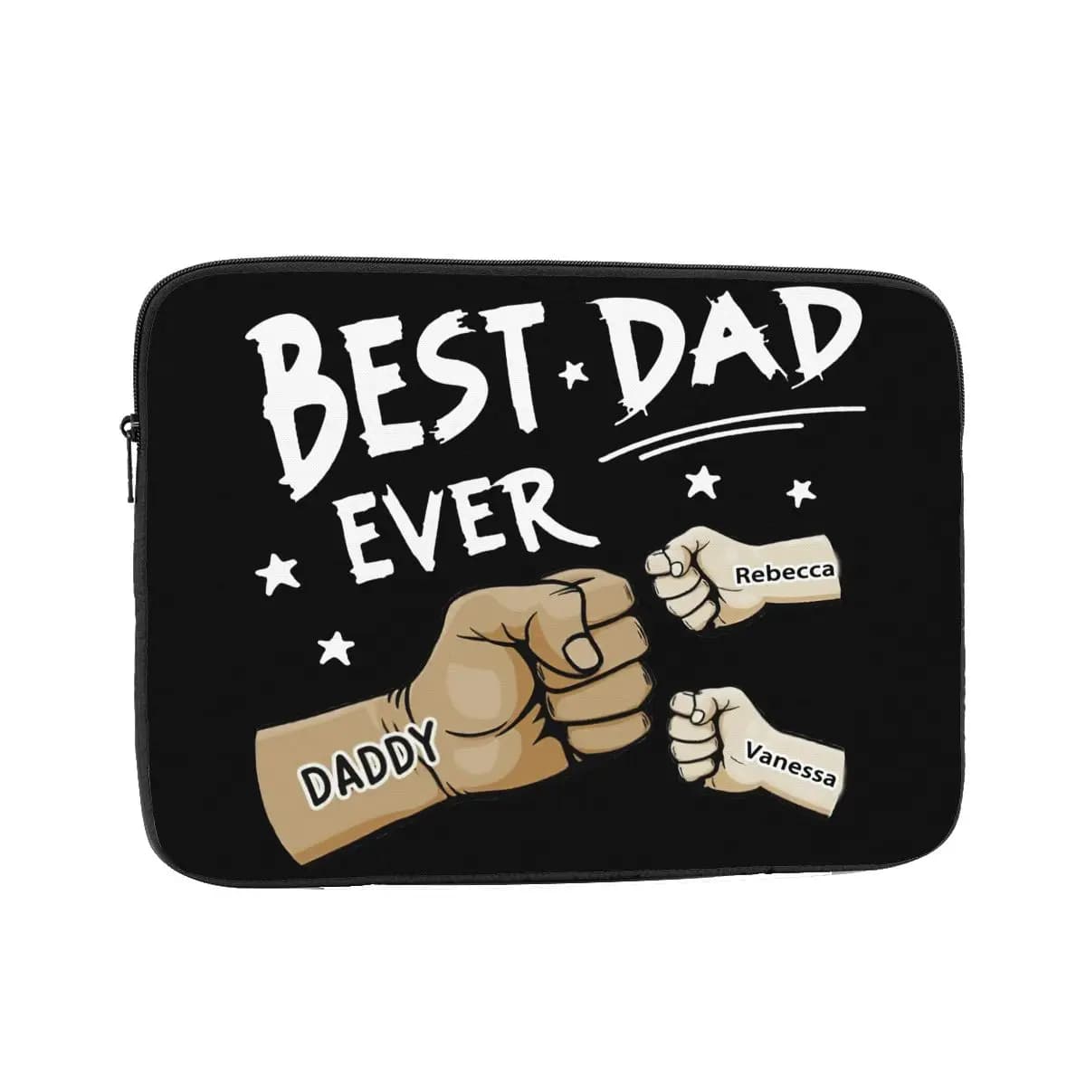 Custodia per Notebook per Laptop nome personalizzato fai da te regalo personalizzato per papà papà miglior papà borsa per Tablet regalo di compleanno per la festa del papà