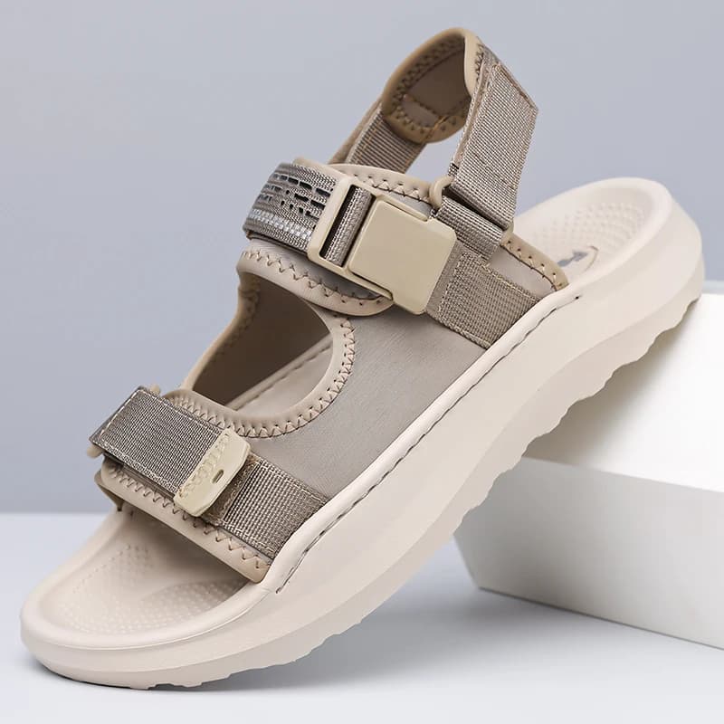 Comfortable and breathable men's sandals, summer, casual, from beach, fashionable, sporty, with soft sole, slip-on.