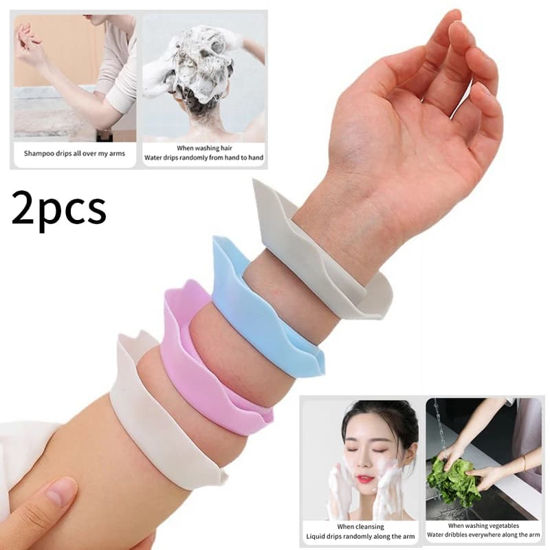 1 Paio di Accessori per Capelli Impermeabili in Silicone Monocolore, Fascia per Capelli, Strumento per il Trucco e la Cura del Viso