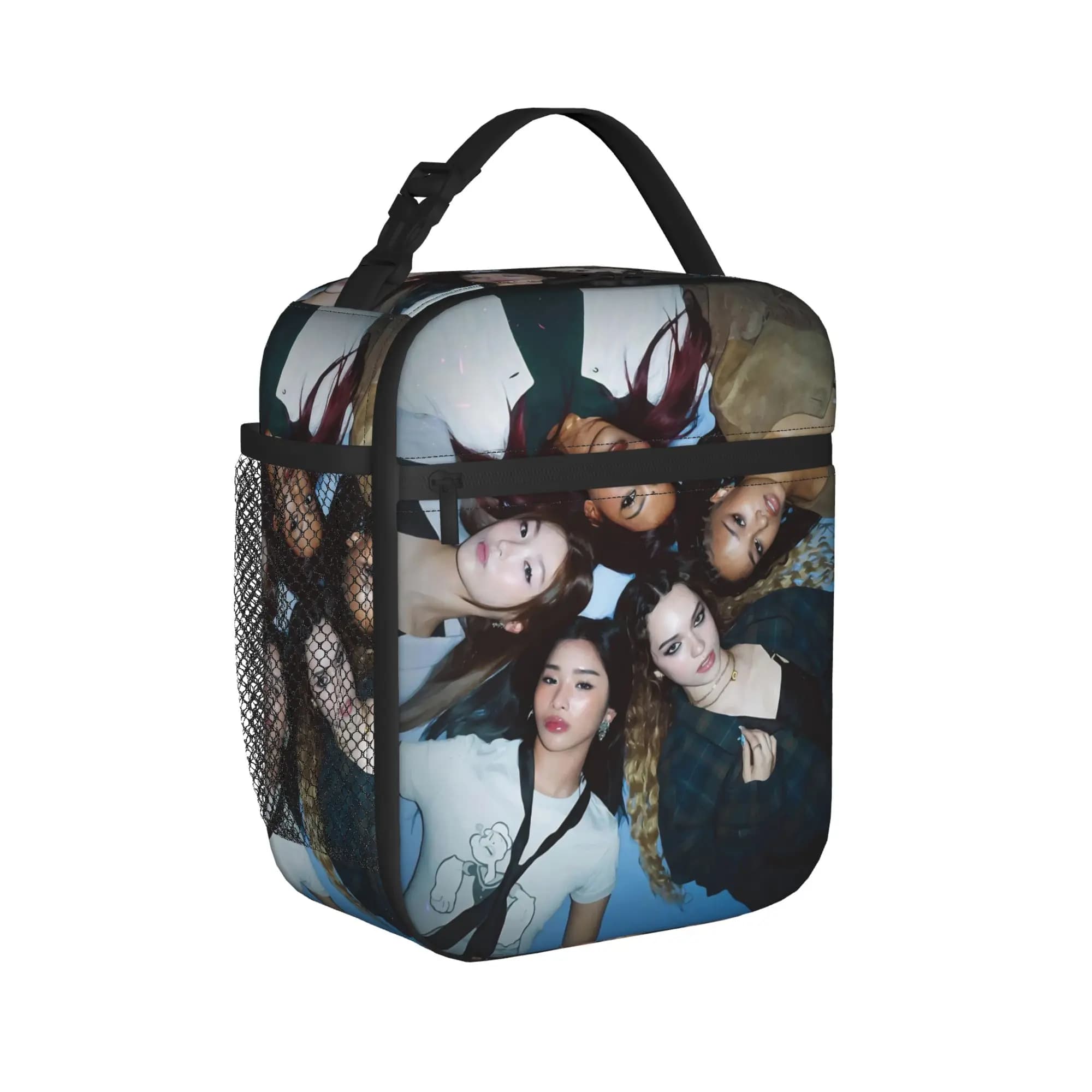 Borsa termica per il pranzo Katseye Kpop Girl Group per l'ufficio, borse riutilizzabili per contenitori alimentari, scatole termiche per il pranzo