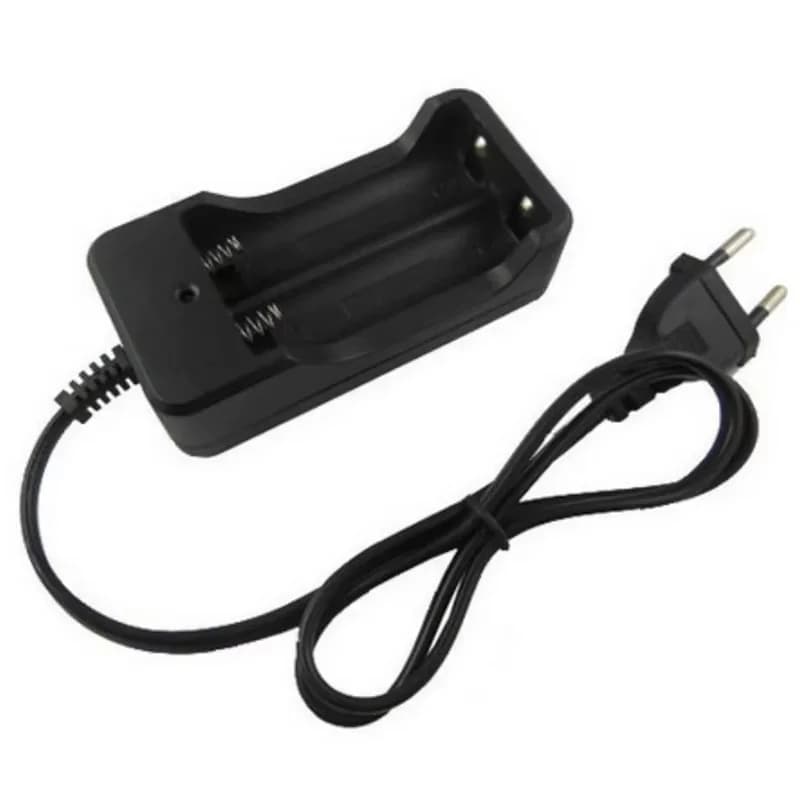 18650 Battery Charger 4.2V / 3.7V EU Spin 2 Slot Smart Charging Security Fast Charging 18650 Lithium Ion Rechargeable Battery AC Charger