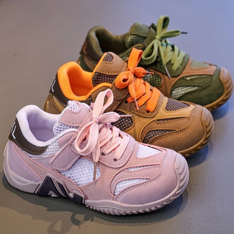 Nuove Scarpe Casual Multicolore alla Moda per Bambini, Scarpe Sportive di Design, Sneakers Traspiranti Antiscivolo per Ragazzi e Ragazze