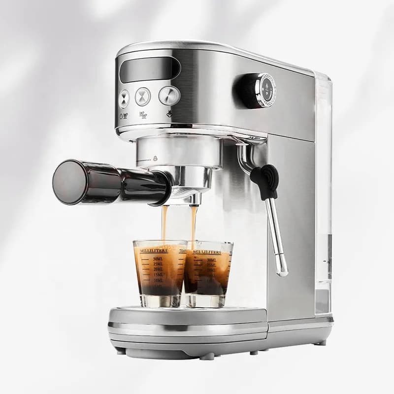 Portable Hot Selling Wholesale Semi Automatic Electric Coffee Machine Household Espresso Coffee Maker for Household