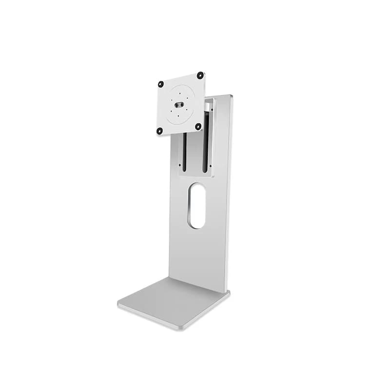 CNC Aluminum Monitor Stand - Height Adjustable & Rotatable Computer Screen Bracket