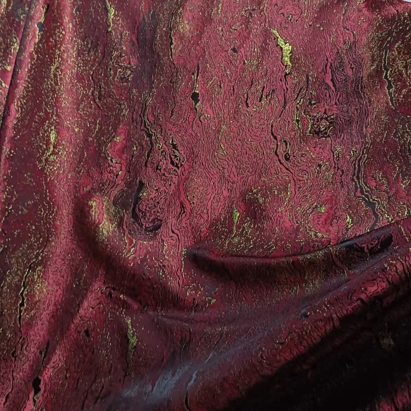 Golden Time Gold Brocade Jacquard Fabric Decorative Paintings Heavy Texture DIY Designer Hanfu Cheongsam Sewing Material
