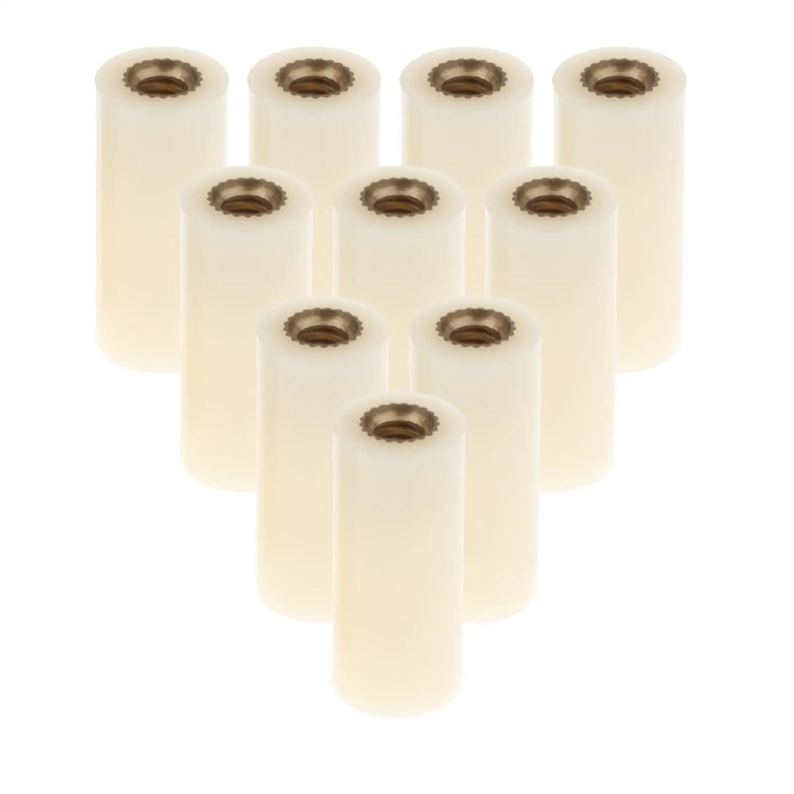Billiard Cue Ferrule Set Plastic Screw on Repair Tubes for Pool Cue Billiards Accessory Easy Replacement
