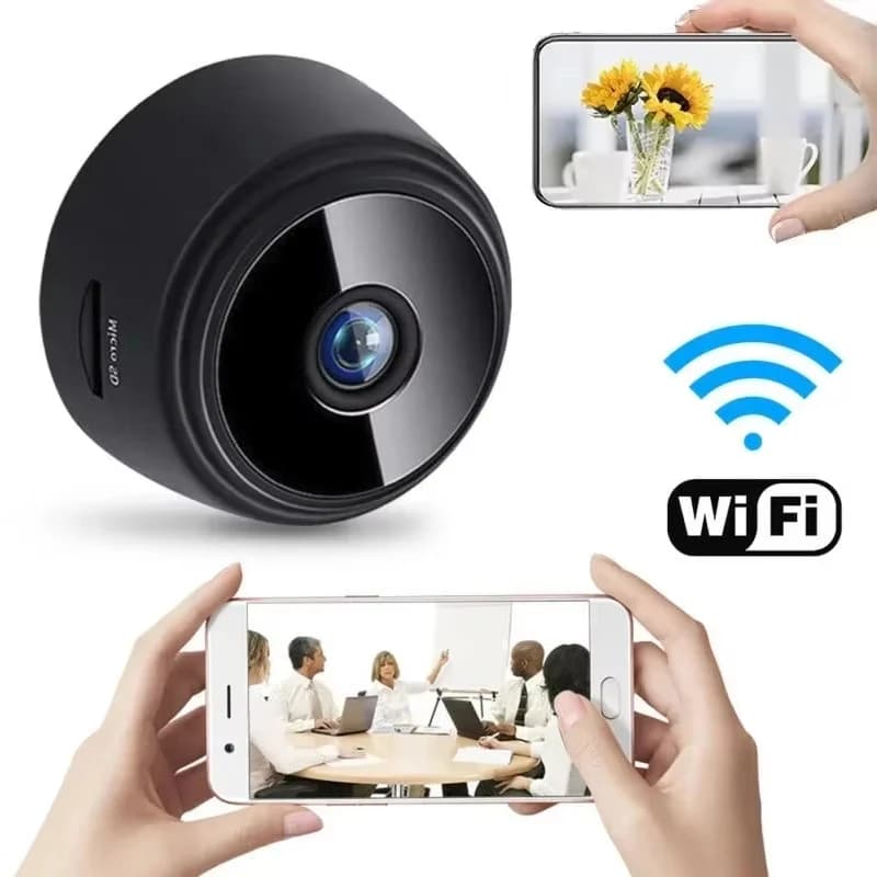 Mini telecamera WiFi Telecamera di monitoraggio wireless Protezione di sicurezza Telecamera remota Monitor Videocamere Videosorveglianza Smart Home
