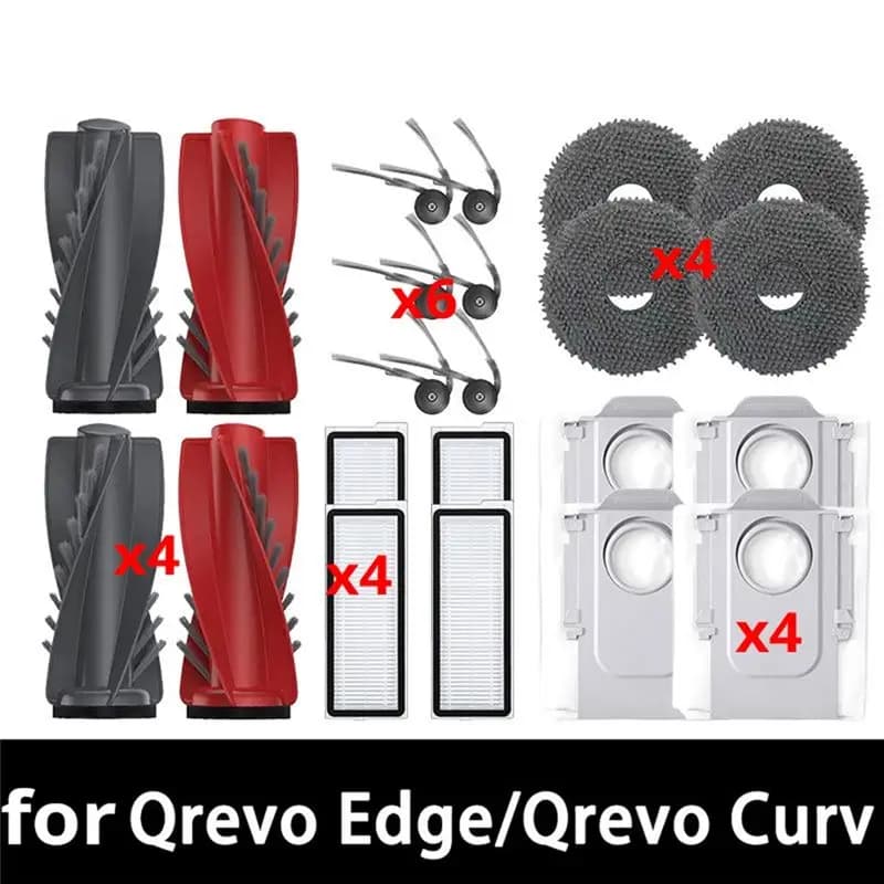 For Roborock Robot Vacuum Cleaner Qrevo 5AE/Curv/Curvc/Curv S5X 5A1 5XC/Edge Sweeping Machine Accessories For Greater Durability