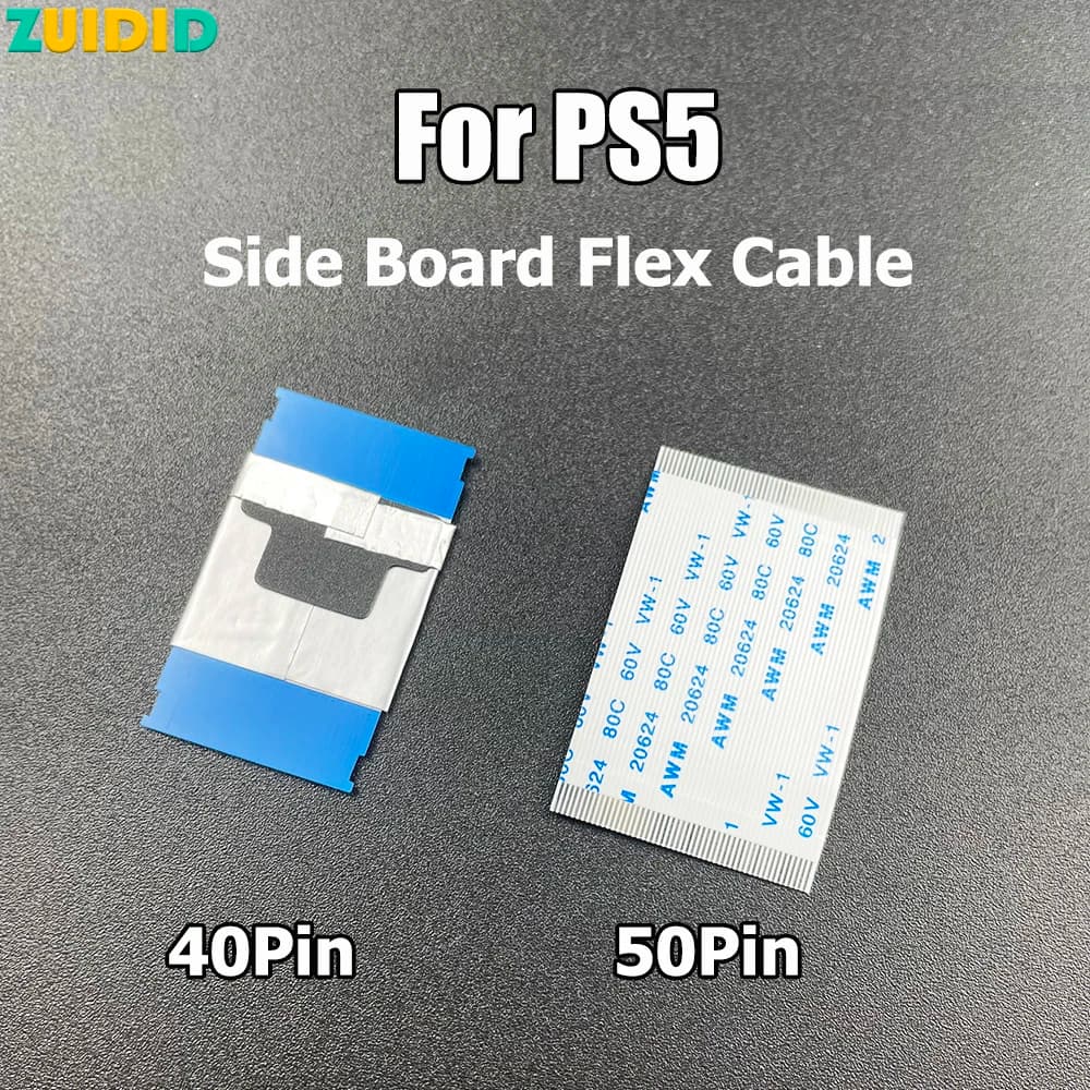 1-5PCS Per PS5 Sottile Scheda Madre Presa Cavo di Collegamento Sostituzione Scheda Laterale Cavo Della Flessione 40/50PIN 1000 1100 1200 Console