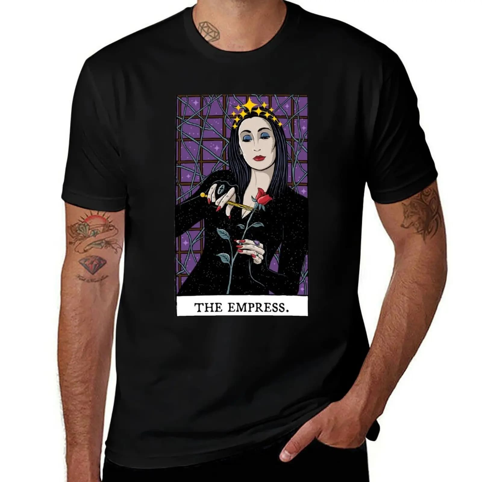 T-shirt The Empress Tarot Card, taglia grande, maglietta adatta a tutti i gusti