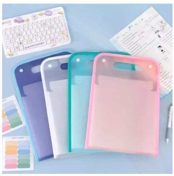 A4 Multi Layer Expanding File Folder Portable Handheld Subject Sorting Storage Bag For Student Exam Paper Document Organizer