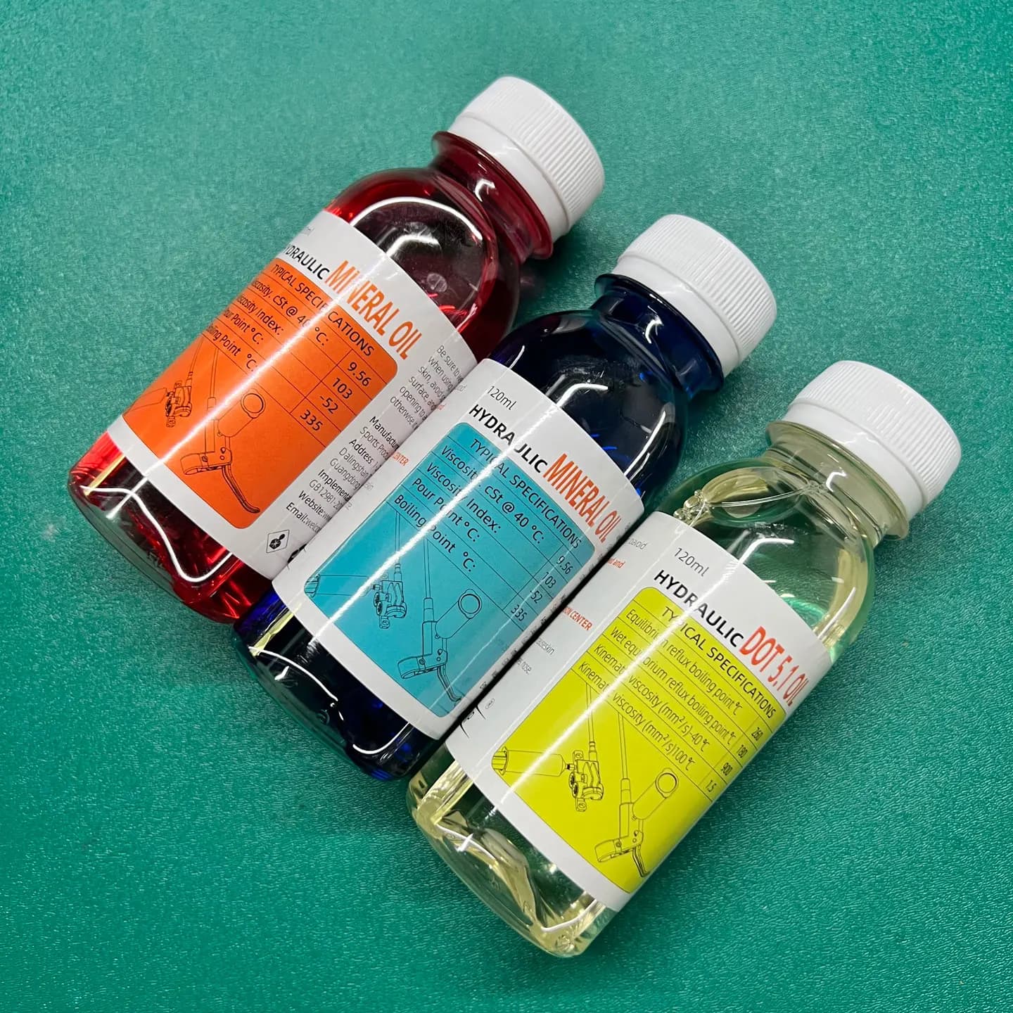 NFOX Olio Minerale DOT 5.1 Fluido 120ml/4.2oz Compatibile Sistema Frenante Idraulico Manutenzione per Mountain Road Bike Scooter Elettrico