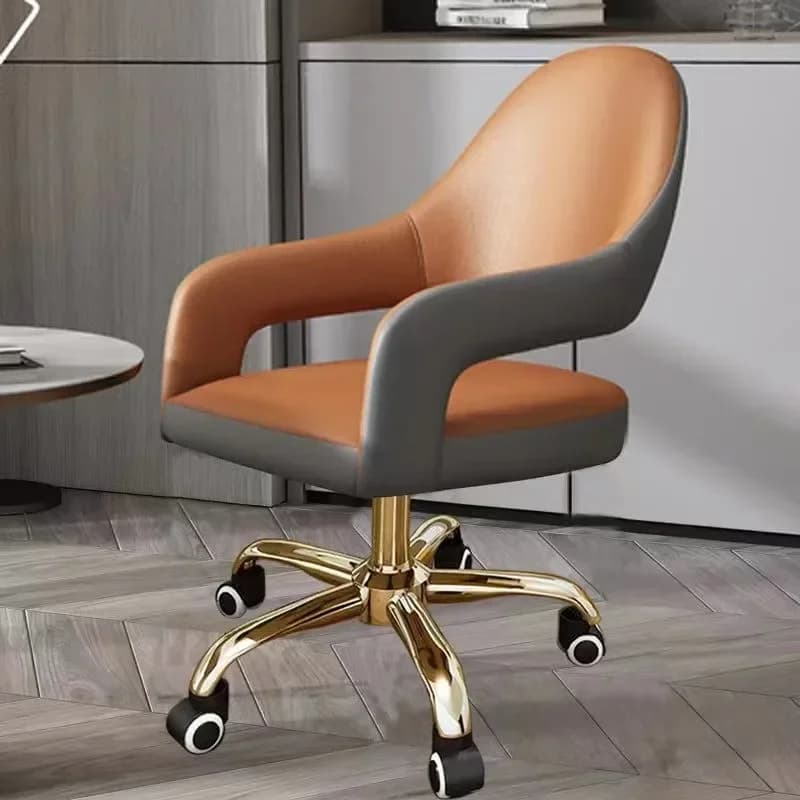 Sedia da computer di lusso leggera e di lusso Sedia da gioco girevole a 360 gradi per PC Comoda sedia di supporto per la schiena per il trucco