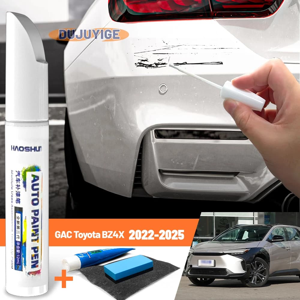 Penna per vernice per auto Cura della vernice Riparazione graffi Pittura a cera Rimozione graffi per GAC Toyota BZ4X E-TNGA 2022-2025 2023 2024