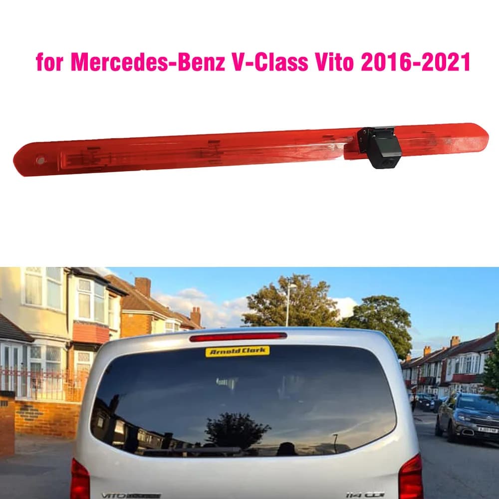 HD 3a sostituzione luce freno visione notturna telecamera posteriore per Mercedes benz Vito Metris W447 MB VAN 2014-2019 porta singola