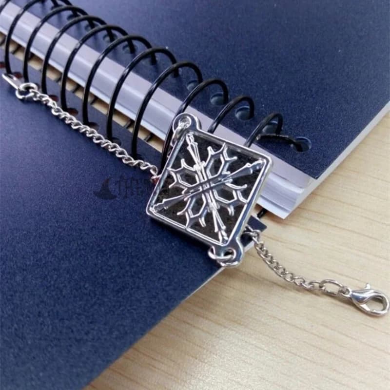 CyAthemis Vampire Knight KurosuKuran Yuki Badge Bracelets with Pendant Necklace Cosplay Accessories