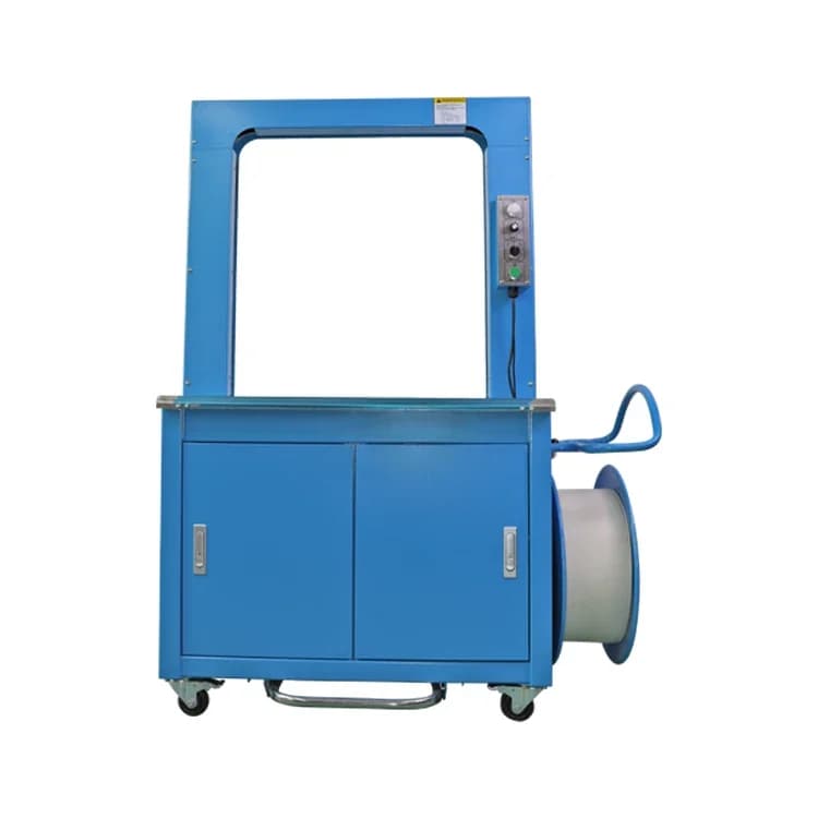 Semi-automatic strapping machine Belt Bundle Hand Banding Banknote Money Paper Carton Box Semi Automatic strap pack machine