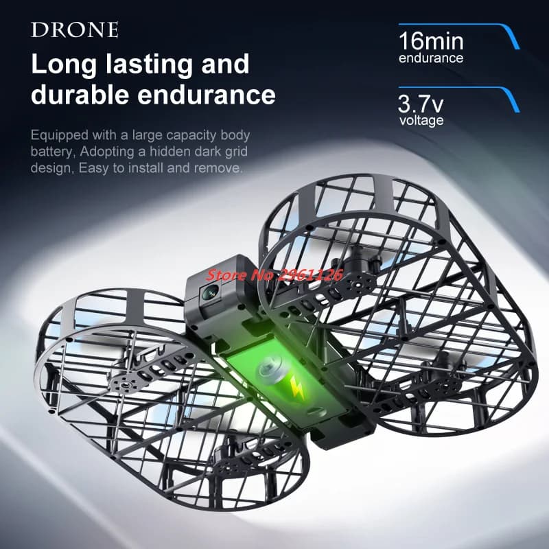 Nuovo Mini Drone RC con WIFI FPV, Telecamera HD 8K, Elicottero Telecomandato Tascabile, Quadricottero Pieghevole, Giocattolo RC, Regalo per Bambini