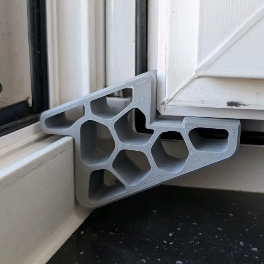 Fermaporta Resistente Antiscivolo per Balcone e Finestra, Facile da Installare per Casa, Ufficio, Bagno, Cucina, Blocco Binario e Anti-Schiacciamento