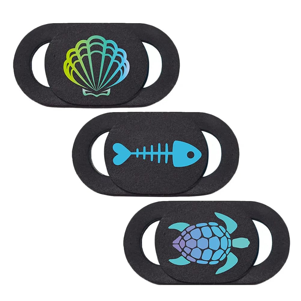 Set of 3 Protections for Ultra Privacy for Laptop Webcams, Phones and Tablets, Wall decals and Slides