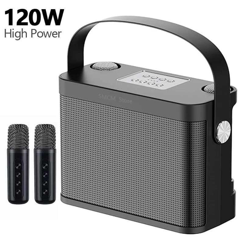120W Wireless Microfono Portatile Altoparlante Bluetooth Altoparlante potente Soundbox Famiglia Partito Karaoke Subwoofer Boombox caixa de som centro musicale home theater per TV Computer audio Ys-219