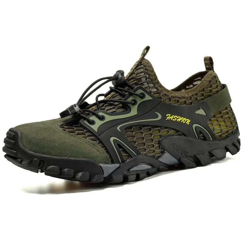 Men's casual sports shoes, extra-large size 50, outdoor hiking, mountaineering, wading, beach, quick-drying shoes