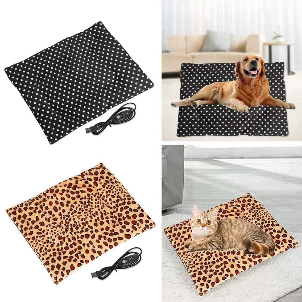Peluche Soft Warmer Warming Bed Pad coperta USB Pad riscaldante coperta elettrica cane e gatto Pet Mat