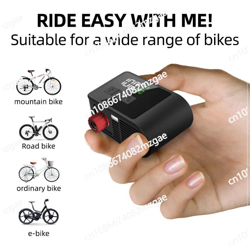 Mini pompa d'aria per bici da strada e mountain bike Strumento di gonfiaggio portatile per la manutenzione dei pneumatici della bicicletta